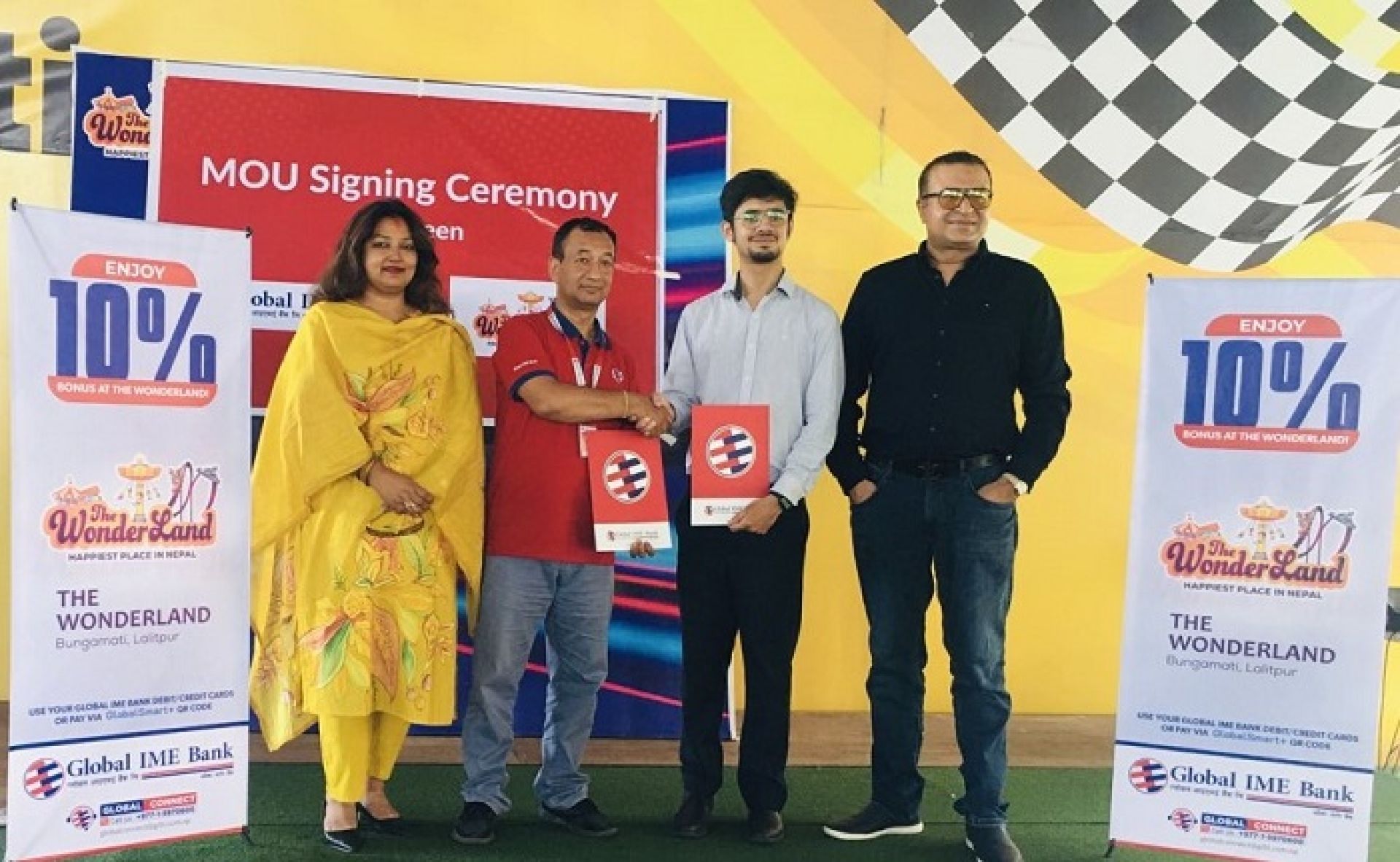 ग्लोबल आइएमई बैंकका ग्राहकलाई वण्डरल्याण्ड नेपालमा १० प्रतिशत बोनस 